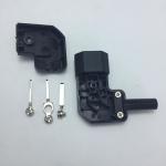 C13 AC Plugs Right Angle IEC Socket JA-2231-2 Power Connector 10A 250V