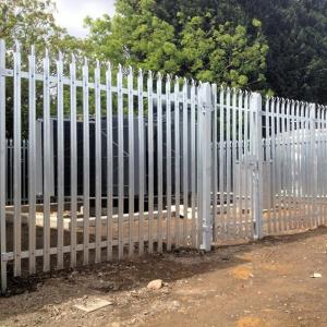 China Sustainable Steel Palisade Fencing Easily Assembled Long Service Life Anti Rust factory