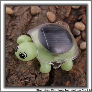 China Mini Solar Powered Tortoise Educational Toy Cute Plastic Turtle factory