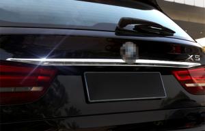China BMW New X5 2014 2015 Auto Body Trim Parts Tail Gate Garnish Chromed Molding factory