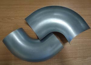 China 0.5mm-1.0mm Deep Drawn Parts 80-90 1D Pipe Fittings Half Bends Elbow factory