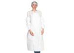Microporous Film Laminated Disposable Plastic Aprons , Throw Away Aprons