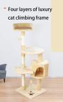 Wood Fluff Cat Christmas Tree Cute Moonlight Cat Climbing Frame