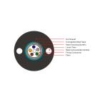 Outdoor Optical Fiber Cable GYXTW G652D 24 core Single Mode Fiber Optic Cable