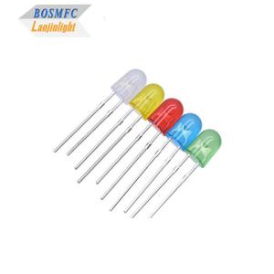 China 5*4*6 Oval Through Hole LED Emitting Diode Stable For Display Screen factory