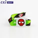1k Band RFID Woven Fabric Wristbands S50 For Festival Wedding