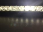 5D Optical Lens 25 Inch Single row Straight Slim Car Light Bar with 5watt*24