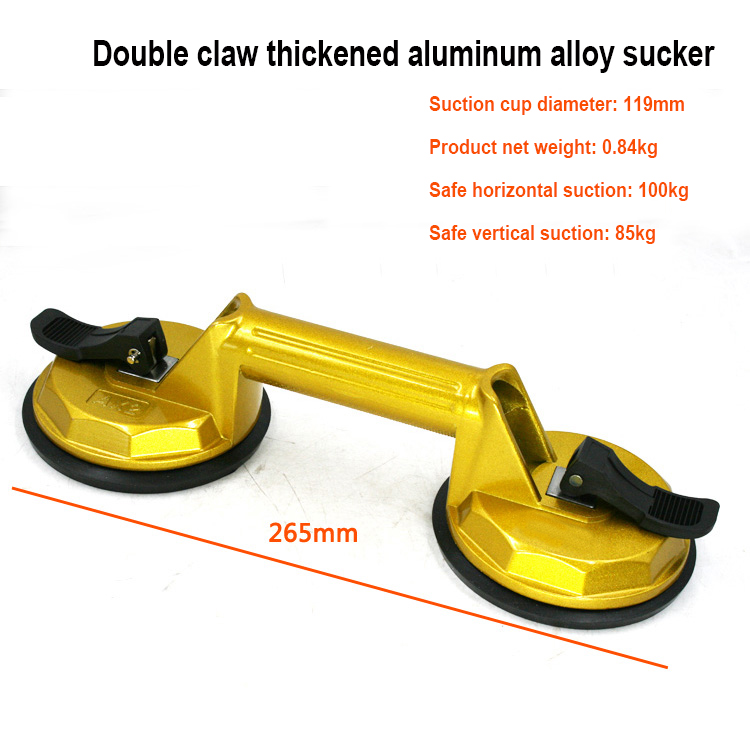 Single Claw Plastic / Aluminum Heavy Duty Glass Vacuum Suction sucker Tools for Tile Ceramic Glass Installation