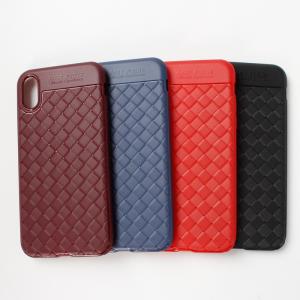 New Arrival Braided Weave Pattern TPU Soft Silicon Mobile Phone Case for iphone