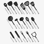 7 Piece Nylon Kitchen Utensil Set Food Safe Kitchen Accessories for Effortless