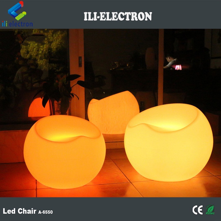 Commercial Plastic LED Lounge Furniture Modern Style For Event
