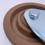 Phenolic Heat Resistant Rigid Castor Wheels 100mm