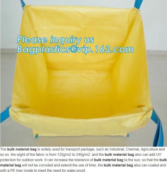Sand Jumbo Bags,Ton Bag 1500kg /chinese made white pp woven knitted big ton bag,pp woven jumbo big bag for gypsum powder