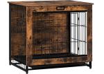 Dog Cage,Dog Crate Furniture, Wooden Pet Furniture with Pull-Out Tray, Home and