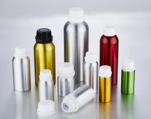 China Essential Oils Flavors Aluminum Bottle And Jar PP Tamper Evident Screw Cap factory