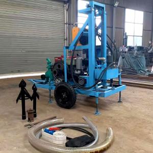 China 150 Meter Diesel Hydraulic Water Well Drilling Rig/Suitable for Soil and Quicksand Layers factory