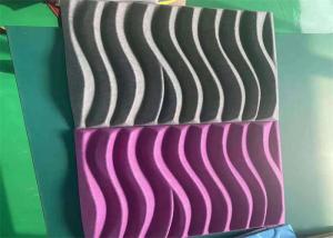 China 600x1200mm PET Acoustic Panels , Decorative Acoustic Wall Panels factory