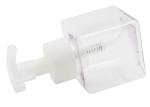 250ml Clear Pump Cosmetic Bottles , PETG Blank Shampoo Bottle White / Blue