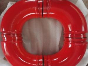 China Industrial Ceramic Concrete Pump Pipe Iron Pipe Elbow ISO Certificate ceramic wear resistant concrete pump pipe factory