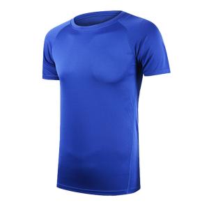 China Men's Sports T-shirts, preshrunk Quick dry fabric T-shirts, promotional Logo printed T-shirts, Wholesale in bulk factory