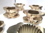 Diameter 150mm Extruder Machine Parts Screw Element Aluminium Bronze Material