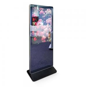 China 43 Inch Floor Stand Digital Signage Kiosk Led Magic Mirrors Monitor With Sensor Switch on sale