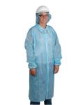 20gsm Non Woven Disposable Lab Coat With Velcro Closure