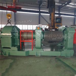 China 560mm Waste Tyre Recycling Machine with 1000kg/h Capacity and Chilled Cast Iron Roll for Rubber Powder Production factory