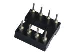 UL 94V 0 28 Pin Dip IC Socket Round Hole 7.62mm Connector Moisture Proof