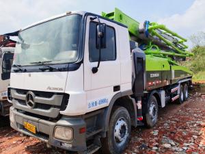 China 13670*2500*4000mm 4 Boom Sections Used Concrete Boom Pump Truck with Mercedes Chassis factory