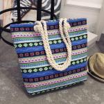 Packable Beach Bag Tote Unique Environmental Protection Long Strap