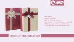Sturdy Pretty Present Boxes , Decorative Holiday Boxes Separate Lid Large