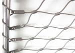 3mm 5x5cm Opening Flexible Stainless Steel Cable Mesh For Barrier Infill