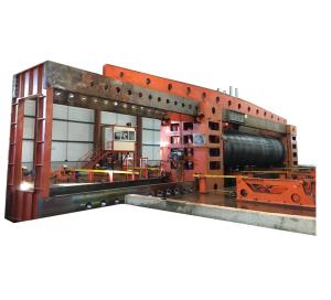 China Pressure Calculation Hydrostatic Testing Machine For Spiral Welded Pipe factory