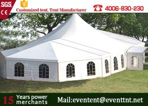 China Movable Workshop High Peak Tent Steel Frame Material Outdoor Shade Canopy factory