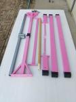 Customized Logo Availabled Ash Wood and Iron Gymnastics Kids Horizontal Bar for