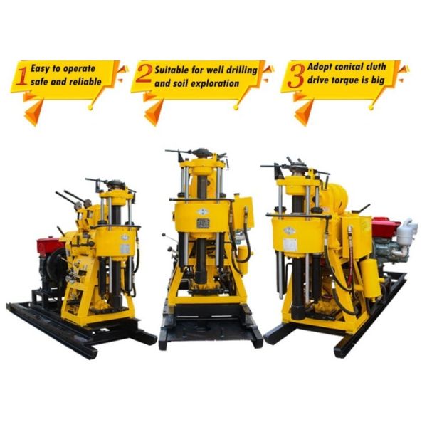 Small Hydraulic Drive Kelly Bar Drill Rig Suitable For Rock Layers