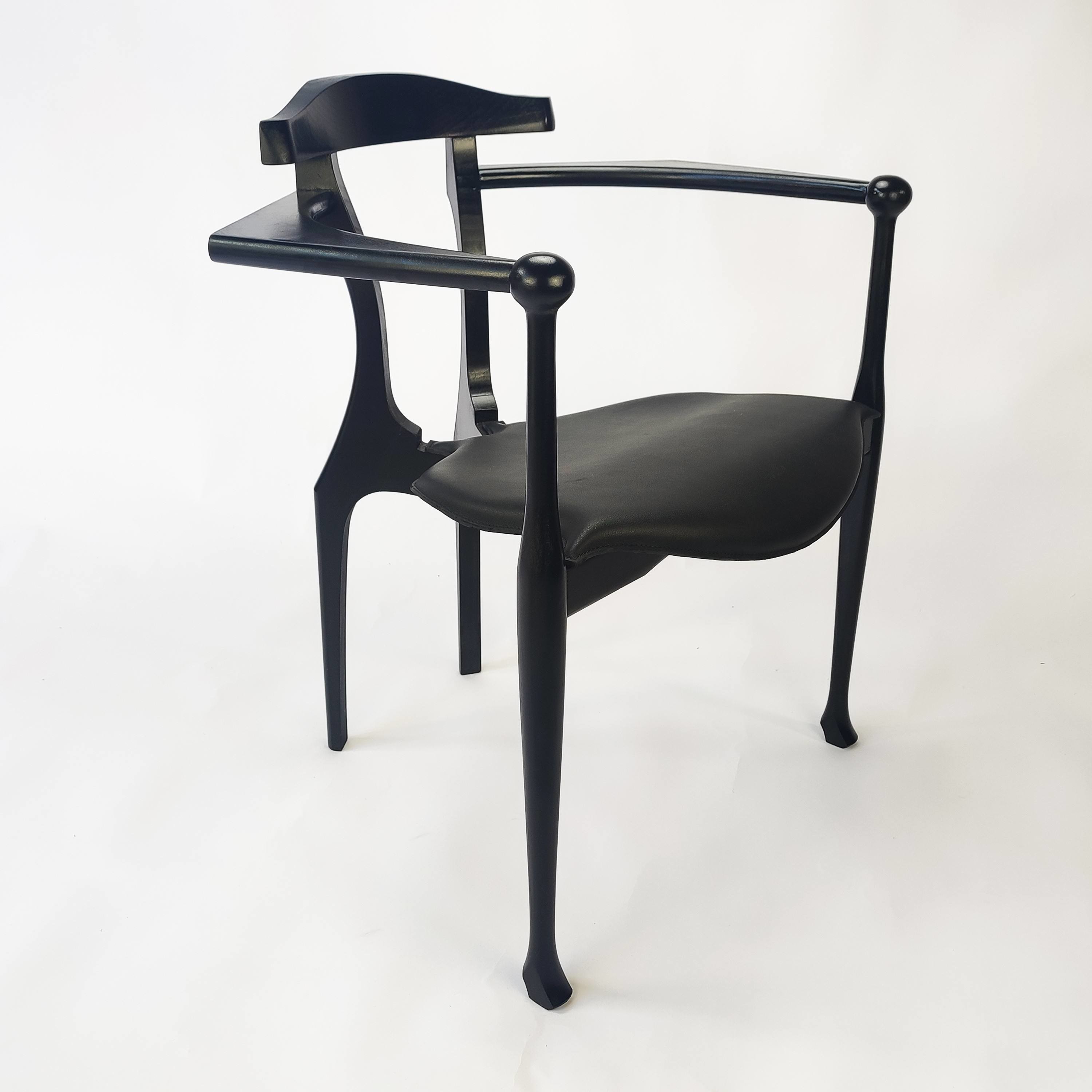Italian Style Minimalist Hotel Restaurant Furniture Genuine Leather Solid Wood Dining Chair