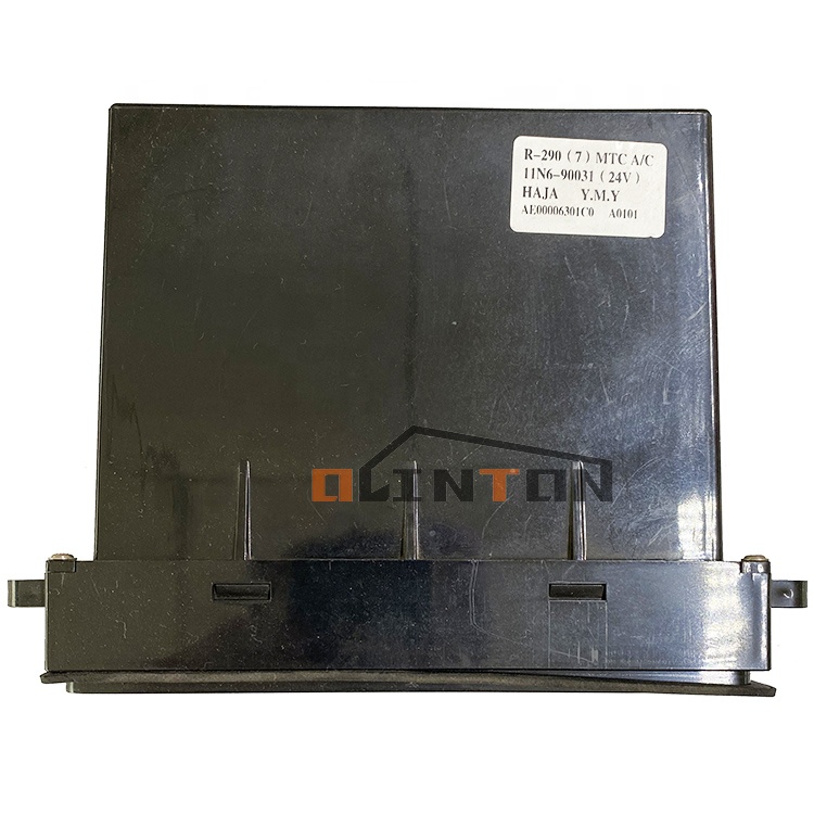 Support OEM R210-7 Excavator AC Control Panel 11N6-90031 Throttle Knob Switch Box 21N8-20506
