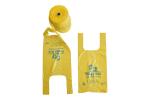 PLA Baby Diaper Biodegradable Garbage Bag Sustainable T Shirt Shape