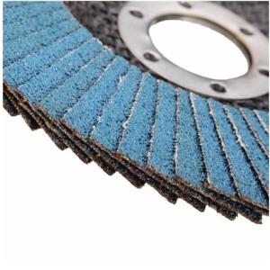 China Standard 1/2in 100x16MM 60 Grit Flap Disc For Stainless Steel factory