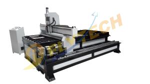 China tube cut machine 1325 Plasma cutting machine with rotary axis factory
