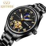 Luminous Tourbillon Skeleton Watch Metal Case Minimalist Mechanical Watch