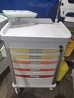 Durable Crash Cart Emergency Medical Trolley Equipment 520MM