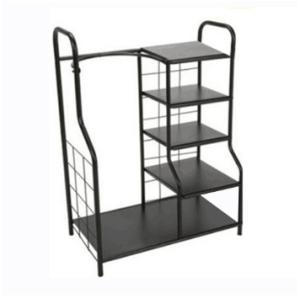 Functional Storage Single Golf Bag Organizer Rack Indoor Use Non Folding Stand