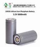 2000 Cycle Rechargeable IFR 32700 Battery 3.2v 6000mah Cylindrical Lifepo4
