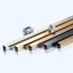 Brushed Stainless Steel Trim Decorative Tile Trim Profiles For Wall Decoration