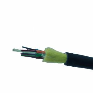 China 1KM 2KM 3KM Outdoor ADSS Loose Tube FRP 12 24 48 72 96 144 Core Single Mode Fiber Cable factory