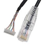 Slim Pat RJ45 OD3.6MM Network Round Ethernet Cable 6 Pin