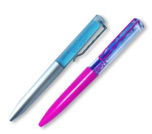 China floating liquid ball point pen,with PVC sheet or 3D floater factory